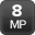 Risoluzione massima 8MP